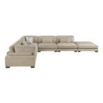 9555BRW*62CR3ACOT 6-Piece Modular Sectional with Ottoman - Image 2