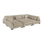 9555BRW*62CR3ACOT 6-Piece Modular Sectional with Ottoman - Image 5