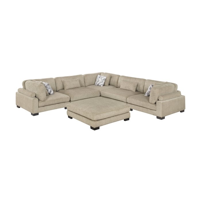 9555BRW_63CR2AC__l-1.jpg 9555BRW*63CR2ACOT 6-Piece Modular Sectional with Ottoman - Image 1