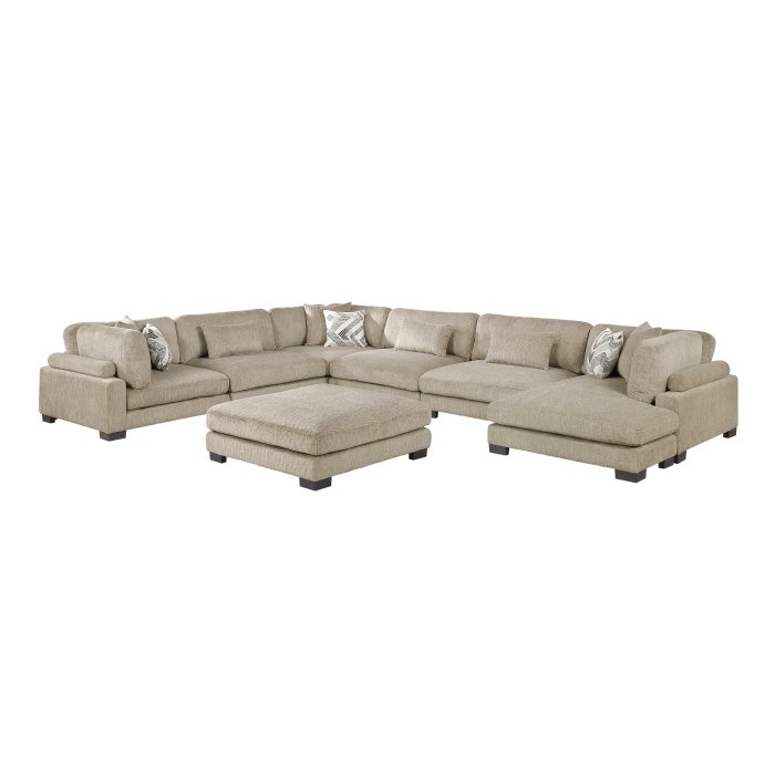 9555BRW_72CR3AC__l-1.jpg 9555BRW*72CR3ACVCOT 7-Piece Modular Sectional with Ottoman - Image 1