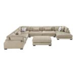 9555BRW*72CR3ACVCOT 7-Piece Modular Sectional with Ottoman - Image 2