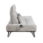 9556LGY-3PW Sofa with Power Adjustable Seat Depth and Manual Adjustable Headrests - Image 4
