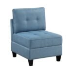 9557BUE*6SCOT 6-Piece Sectional with Storage and Ottoman - Image 8