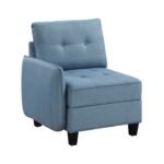 9557BUE*7SC2OT 7-Piece Sectional with Storage and Two Ottomans - Image 6