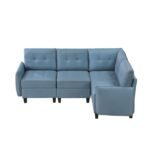 9557BUE*4SC 4-Piece Sectional with Storage - Image 2