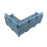 9557BUE*4SC 4-Piece Sectional with Storage - Image 4