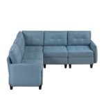 9557BUE*5SC 5-Piece Sectional with Storage - Image 2