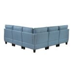 9557BUE*5SC 5-Piece Sectional with Storage - Image 3