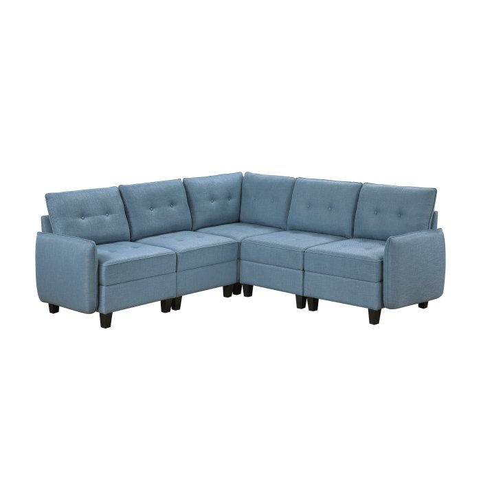 9557BUE_5SC_noB__l.jpg 9557BUE*5SC 5-Piece Sectional with Storage - Image 1