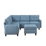 9557BUE*6SCOT 6-Piece Sectional with Storage and Ottoman - Image 2