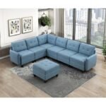 9557BUE-4 Ottoman with Storage - Image 6