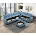 9557BUE-4 Ottoman with Storage - Image 7