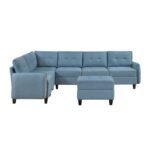 9557BUE*7SCOT 7-Piece Sectional with Storage and Ottoman - Image 2