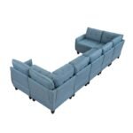 9557BUE*7SC 7-Piece Sectional with Storage - Image 4
