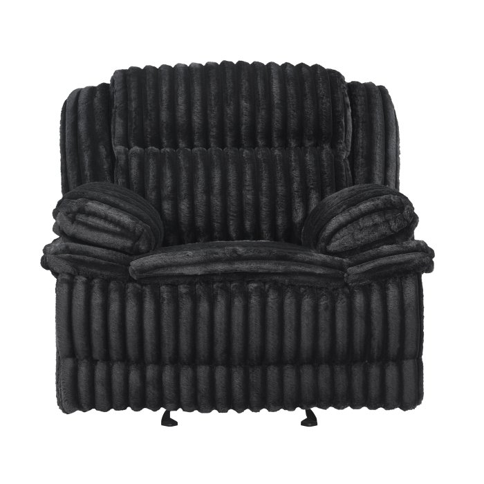 9577BK-1_noBG_front__l.jpg 9577BK-1 Glider Reclining Chair - Image 1