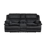 9577BK-2 Double Reclining Love Seat with Center Console