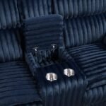 9577BU-2 Double Reclining Love Seat with Center Console - Image 5