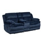 9577BU-2 Double Reclining Love Seat with Center Console - Image 2