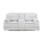 9577GY-2 Double Reclining Love Seat with Center Console