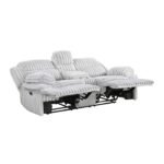 9577GY-2 Double Reclining Love Seat with Center Console - Image 4