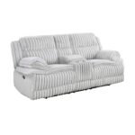 9577GY-2 Double Reclining Love Seat with Center Console - Image 2