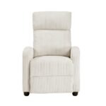 9588BEG-1PB Push Back Reclining Chair