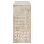 RICKMAN 2-DRAWER WOOD ENTRYWAY CONSOLE TABLE WHITE WASHED - Image 7