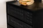 ALCOA 3-DRAWER MULTI-PURPOSE TALL ACCENT CABINET BLACK - Image 11