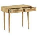 ZAMORA 2-DRAWER ENTRYWAY CONSOLE ACCENT TABLE NATURAL - Image 3