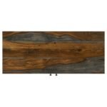 MACON 2-DOOR SHEESHAM WOOD STORAGE ACCENT CABINET GREY - Image 11