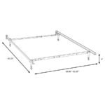 KERNS TWIN OR FULL BED FRAME BLACK - Image 2
