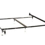 ESME QUEEN OR E KING BED FRAME BLACK (HEADBOARD & FOOTBOARD)