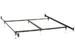 ESME QUEEN OR E KING BED FRAME BLACK (HEADBOARD & FOOTBOARD)