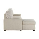 9605BE*2LCRL 2-Piece Sectional with Left Chaise and  Drop-Down Cup holders, Storage Pouch, Pull-out Bed and Hidden Storage - Image 2