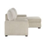 9605BE*2LLRC 2-Piece Sectional with Right Chaise and  Drop-Down Cup holders, Storage Pouch,  Pull-out Bed and Hidden Storage - Image 2