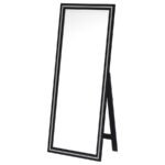 WINDROSE 28 X 67 INCH TEMPERED LED STANDING MIRROR BLACK - Image 4