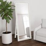 WINDROSE 28 X 67 INCH TEMPERED LED STANDING MIRROR WHITE - Image 2