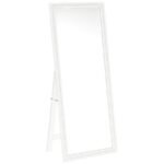 WINDROSE 28 X 67 INCH TEMPERED LED STANDING MIRROR WHITE