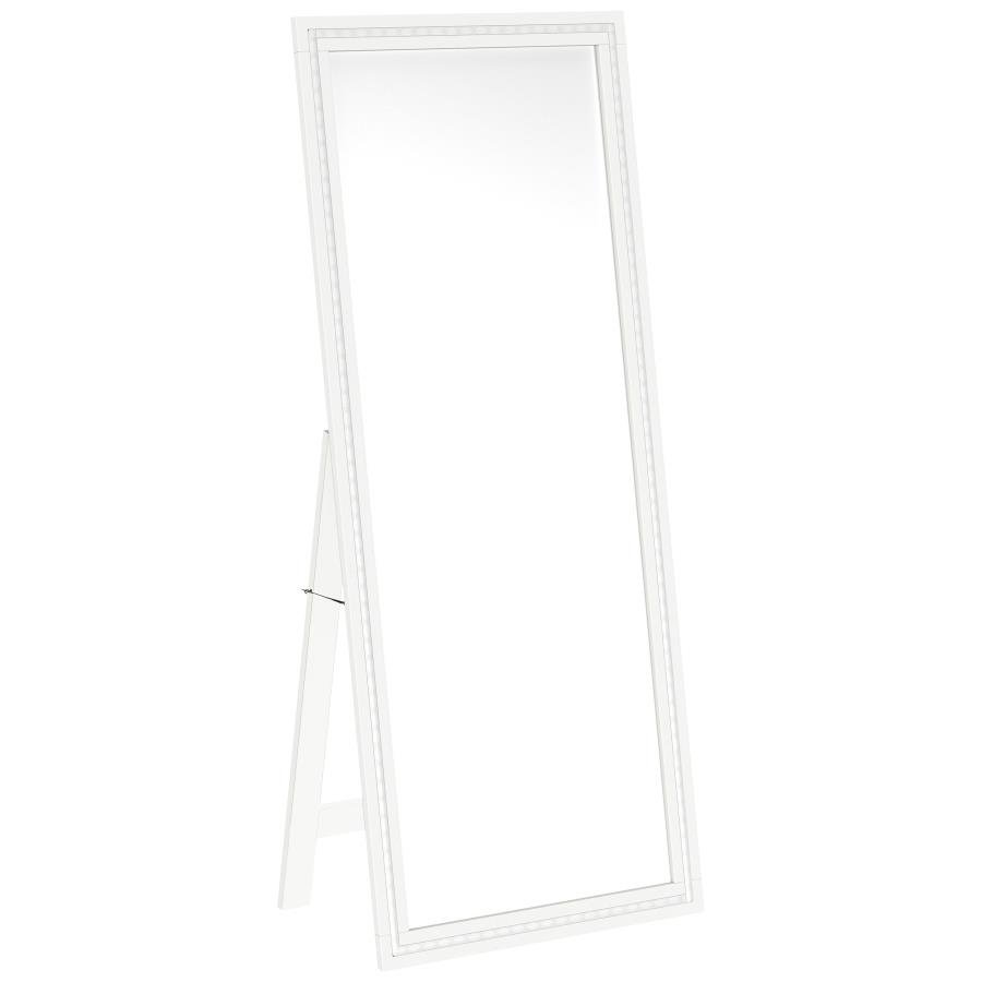 960963_03x900.jpg WINDROSE 28 X 67 INCH TEMPERED LED STANDING MIRROR WHITE - Image 1