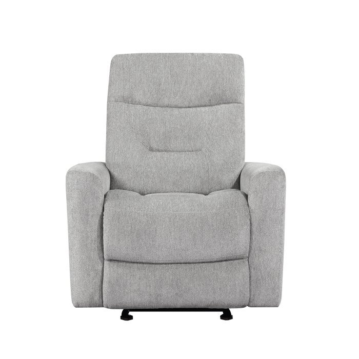 9610GY-1_noBG_f__l.jpg 9610GY-1 Glider Reclining Chair - Image 1