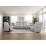 9610GY-3 Double Reclining Sofa - Image 6