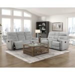 9610GY-3 Double Reclining Sofa - Image 5