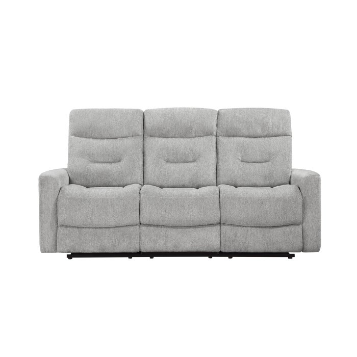 9610GY-3_noBG_f__l.jpg 9610GY-3 Double Reclining Sofa - Image 1