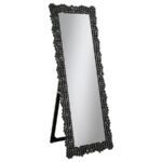 MCKAY 24 X 63 INCH ACRYLIC FRAME STANDING MIRROR SMOKEY GREY