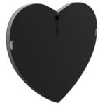 AIKO 36 X 30 INCH HEART SHAPED LED LIGHT WALL MIRROR SILVER - Image 7