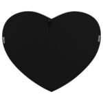 AIKO 36 X 30 INCH HEART SHAPED LED LIGHT WALL MIRROR SILVER - Image 8