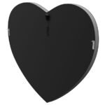 AIKO 36 X 30 INCH HEART SHAPED LED LIGHT WALL MIRROR SILVER - Image 9