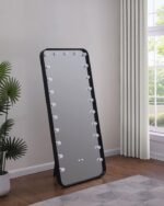 CANTON 32 X 71 INCH LED STANDING MIRROR WITH SPEAKERS BLACK - Image 2