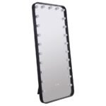 CANTON 32 X 71 INCH LED STANDING MIRROR WITH SPEAKERS BLACK