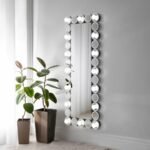 AGHES 24 X 62 INCH WALL MIRROR WITH LIGHTING SILVER - Image 2